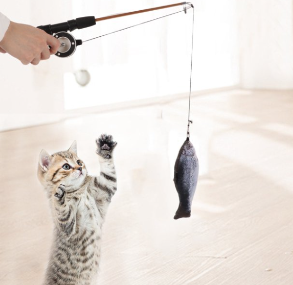 CAÑA DE PESCAR PARA GATOS