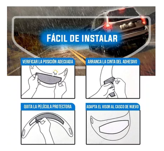 PELICULA ANTIEMPAÑANTE PARA MOTO X1